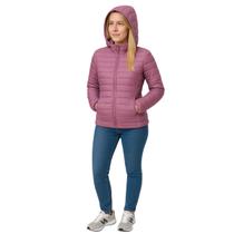Jaqueta Bobojaco Puffer Corta Vento Feminina Plus Size Zíper Capuz