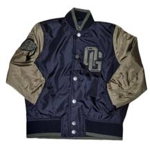 Jaqueta Bomber Aviador Infantil Ogochi Original Impermeável, Acolchoada e com Botões de Metal Tamanhos 10 a 18 Anos