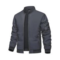 Jaqueta Bomber Casual Leve Para Homens TACVASEN, Verão E Outono, Com Zíper Completo E Múltiplos Jaqueta Bomber Casual Leve Para Homens TACVASEN, Verão E Outono, Com Zíper Completo E Múltiplos