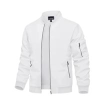 Jaqueta Bomber Casual Leve Para Homens TACVASEN, Verão E Outono, Com Zíper Completo E Múltiplos Jaqueta Bomber Casual Leve Para Homens TACVASEN, Verão E Outono, Com Zíper Completo E Múltiplos