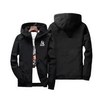 Jaqueta Bomber Com Capuz Estampada CCCP União Soviética Masculina Estilo Russo Único Casaco