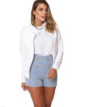 Jaqueta Bomber Feminina Casaco Blusa Frio Casual Metalassê - Gisele Freitas