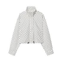 Jaqueta Bomber Feminina Oversized Com Poás, Manga Longa, Zíper, Cropped, Estilo Aviador, plus Size,