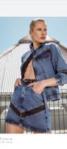 Jaqueta bomber jeans