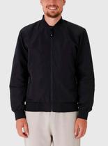 Jaqueta Bomber Malwee 1000124655 Masculina Com Bolsos e Zíper Poliamida T. M/XGG