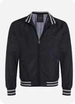 Jaqueta Bomber Masc Preta Alcochoada