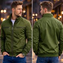 Jaqueta Bomber Masculina Dupla Face Corta Vento Impermeável Forrada Inverno 2 Em 1 Casaco De Frio Pr Jaqueta Bomber Masculina Dupla Face Corta Vento Impermeável Forrada Inverno 2 Em 1 Casaco De Frio Pr