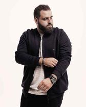 Jaqueta Bomber Masculina PlusSize em Moletom Ezutus Ref:. 09802 Jaqueta Bomber Masculina PlusSize em Moletom Ezutus Ref:. 09802