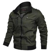 Jaqueta Bomber Masculina Slim Fit - Primavera/Outono - Moda Casual Militar
