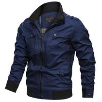 Jaqueta Bomber Masculina Slim Fit - Primavera/Outono - Moda Casual Militar