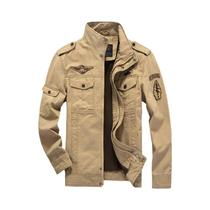 Jaqueta Bomber Militar Masculina - Algodão, Casual, Solta e de Alta Qualidade