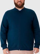 Jaqueta Bomber Moletom Malwee 1000094107 Masculina Plus Size Flanelada T. G1/G3 Jaqueta Bomber Moletom Malwee 1000094107 Masculina Plus Size Flanelada T. G1/G3