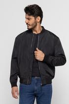 Jaqueta Bomber Nylon Preto DOCT Preto Jaqueta Bomber Nylon Preto DOCT Preto
