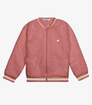 Jaqueta Bomber Pelo Safira Trick Nick Rosa Jaqueta Bomber Pelo Safira Trick Nick Rosa
