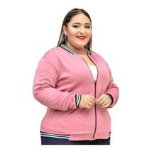 Jaqueta Bomber Plus Size,Matelasse,Outono Inverno G1 G2 G3