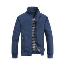 Jaqueta Bomber Slim Fit Masculina Casual Sólida Da Moda Primavera Outono Casaco Estilo Beisebol