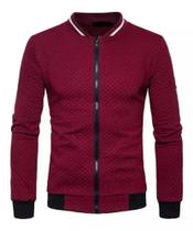 Jaqueta Bomber Slim Masculina. Ref: 848