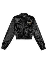 Jaqueta Boxy Corta-Vento em Nylon Metalizado D'Way Jaqueta Boxy Corta-Vento em Nylon Metalizado D'Way
