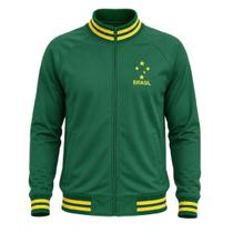 Jaqueta Brasil Olden Estrelas Verde - Masculino Tamanho:XGCor:Verde Jaqueta Brasil Olden Estrelas Verde - Masculino Tamanho:XGCor:Verde