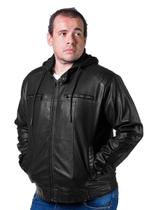 Jaqueta Broken Rules PU Plus Size Masculina 528010 Preto Jaqueta Broken Rules PU Plus Size Masculina 528010 Preto