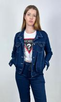 Jaqueta cande moletom 74% algodão, 24% poliester e 2% elastano blufera jeans 21401-3 Jaqueta cande moletom 74% algodão, 24% poliester e 2% elastano blufera jeans 21401-3