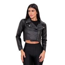 Jaqueta Casaco Bomber material sintético Ecologico Feminino Ziper Jaqueta Casaco Bomber material sintético Ecologico Feminino Ziper