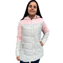 Jaqueta Casaco Feminina Aberta Com Touca Inverno Premium