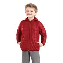Jaqueta Casaco Infantil Menino Bobojaco Vermelho Rovikids