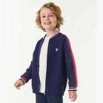 Jaqueta Casaco Infantil Menino Crepe Escolar Trick Nick