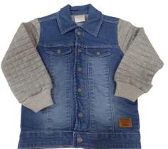 Jaqueta / Casaco Luxo Jeans Menino Paraiso Inverno Ref 13187