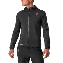 Jaqueta Casual Castelli Milano Zíper Light Black Moletom