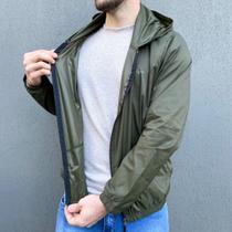Jaqueta Casual Corta Vento Slim Verde Ogochi