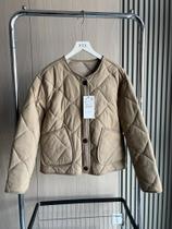 Jaqueta Casual Feminina Vintage Com Gola Redonda, Acolchoada E De Algodão, Corte Solto, Primavera Jaqueta Casual Feminina Vintage Com Gola Redonda, Acolchoada E De Algodão, Corte Solto, Primavera