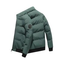 Jaqueta Casual Leve E Quente Para Homens Com Listras, Casaco De Inverno, Corta-Vento, Parkas Grossas