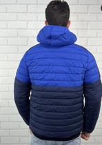 Jaqueta Cavalera Down Jacket Bicolor Masculino Azul Escuro