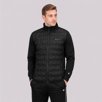Jaqueta Champion Quilted Logo Preto