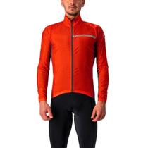 Jaqueta Ciclismo Castelli Squadra Corta Vento Fiery Red
