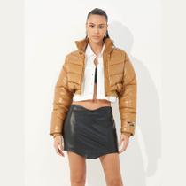 Jaqueta Colcci Puffer Feminina Marrom Jaqueta Colcci Puffer Feminina Marrom