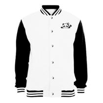 Jaqueta Colegial Moletom Masculina Feminina Panda sem Bolso Jaqueta Colegial Moletom Masculina Feminina Panda sem Bolso