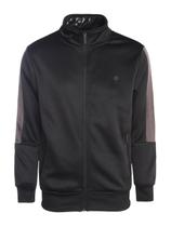 Jaqueta College Bolsos Zíper Masculina PRETO
