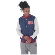 Jaqueta College Moletom Masculina M10 Hoop USA