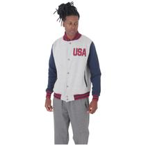 Jaqueta College Moletom Masculina M10 Hoop USA