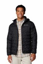 Jaqueta Columbia Down Delta Ridge com Capuz Preto Masculino Jaqueta Columbia Down Delta Ridge com Capuz Preto Masculino