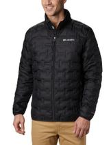 Jaqueta Columbia Down Delta Ridge Sem Capuz Preto Masculino