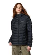Jaqueta Columbia Feminina Powder Lite Com Capuz Preta Jaqueta Columbia Feminina Powder Lite Com Capuz Preta