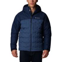 Jaqueta Columbia Grand Trek III Down Hood Marinho Masculino