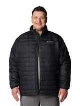 Jaqueta Columbia Masculina Powder Lite II Plus Size Preta Jaqueta Columbia Masculina Powder Lite II Plus Size Preta