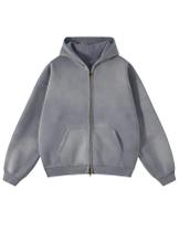 Jaqueta com capuz Arssm Oversize Zip Up Fleece vintage para homens