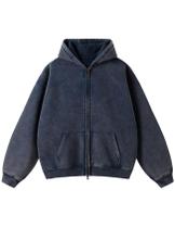 Jaqueta com capuz Arssm Oversize Zip Up Fleece vintage para homens Jaqueta com capuz Arssm Oversize Zip Up Fleece vintage para homens