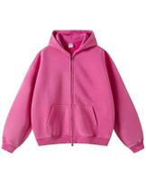 Jaqueta com capuz Arssm Oversize Zip Up Fleece vintage para homens